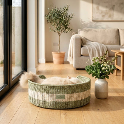 🥬 KalePaws™ Pure Natural Eco-Friendly Pet Nest/Mat