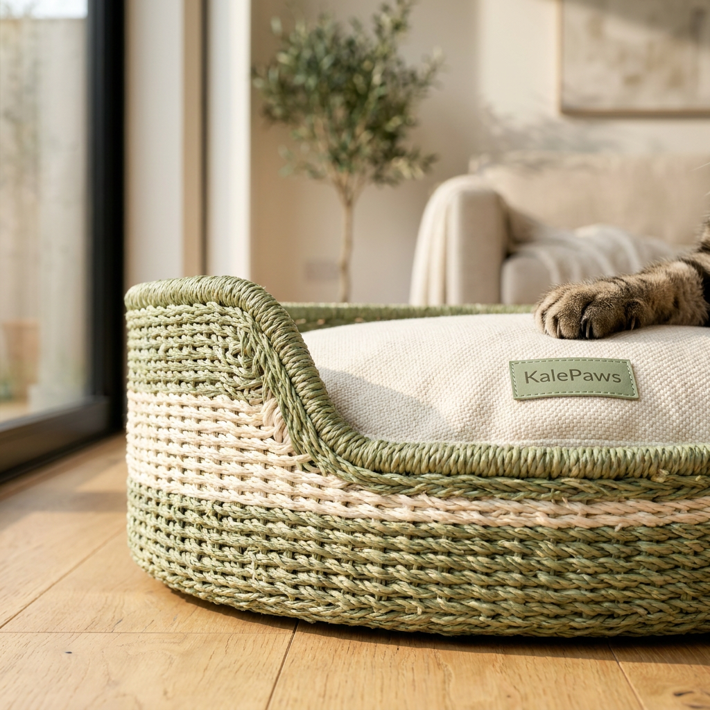 🥬 KalePaws™ Pure Natural Eco-Friendly Pet Nest/Mat