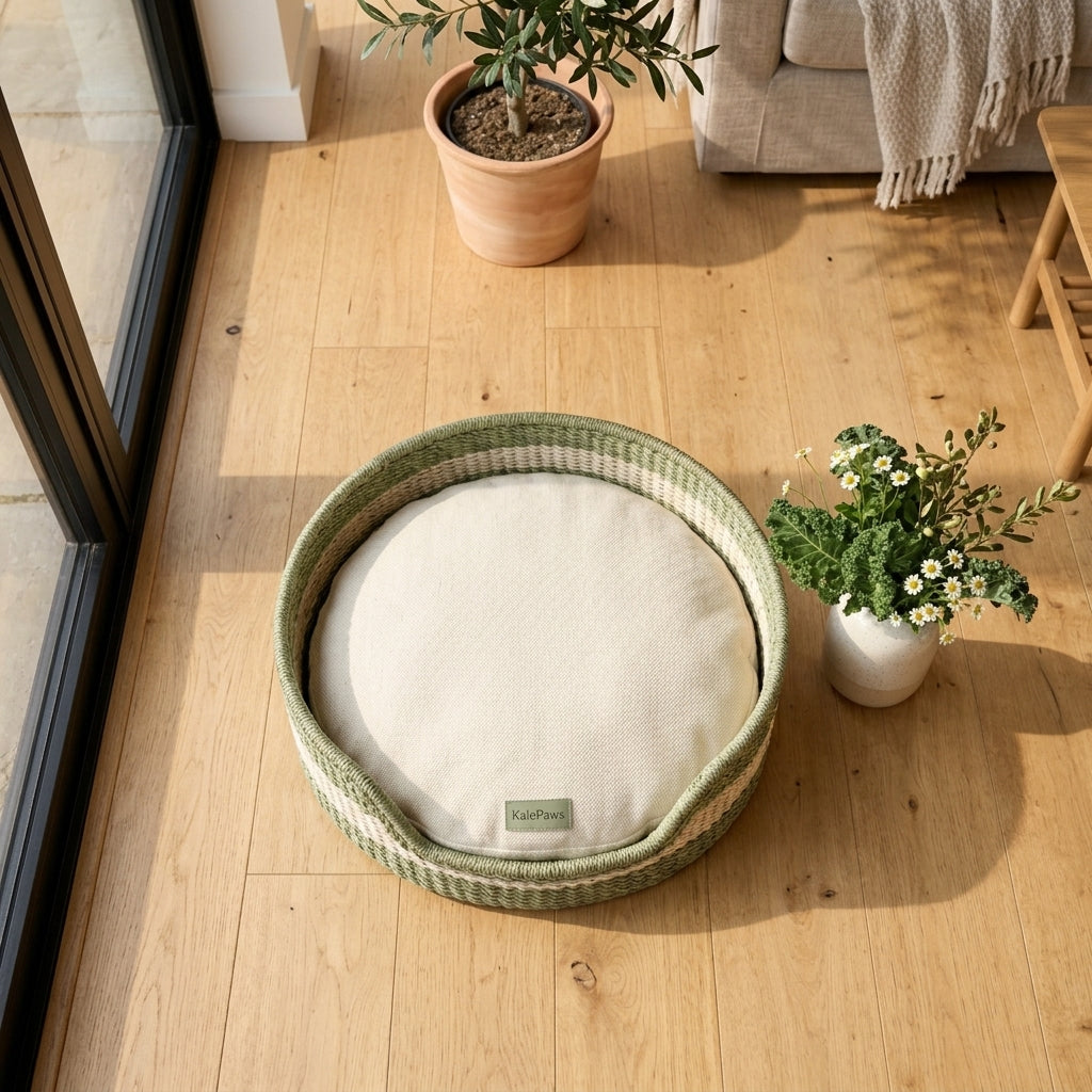 🥬 KalePaws™ Pure Natural Eco-Friendly Pet Nest/Mat