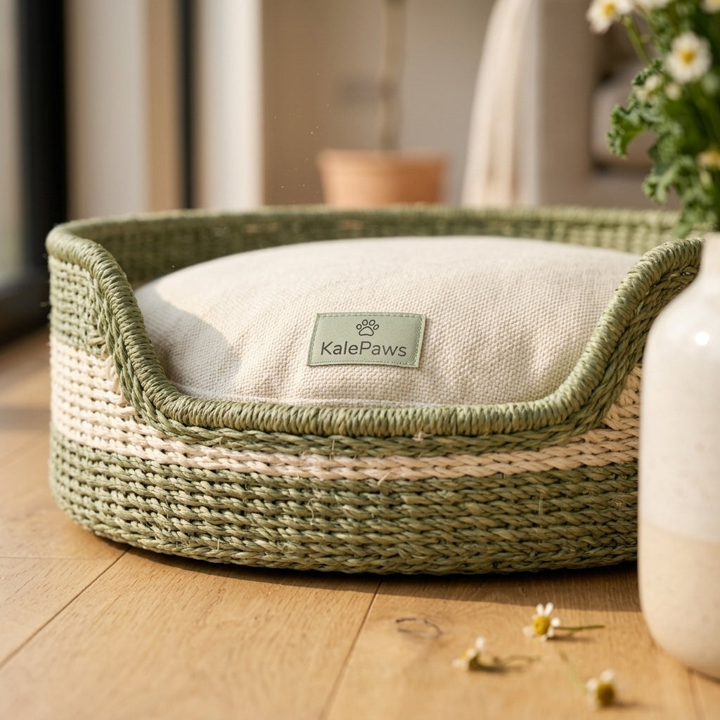 🥬 KalePaws™ Pure Natural Eco-Friendly Pet Nest/Mat