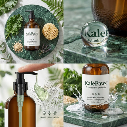 🥬 KalePaws™ Eco-Botanic Sensitive Skin Pet Shampoo