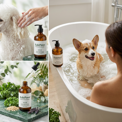 🥬 KalePaws™ Eco-Botanic Sensitive Skin Pet Shampoo