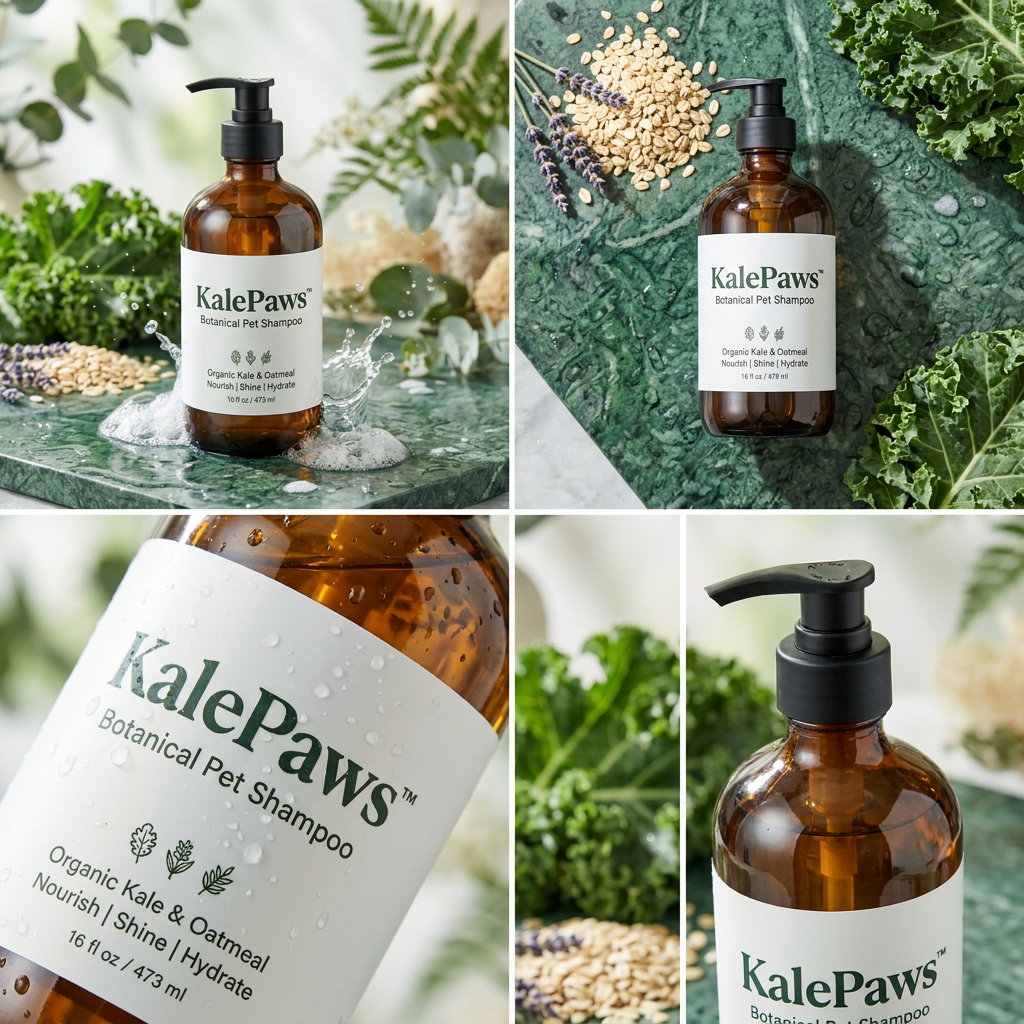 🥬 KalePaws™ Eco-Botanic Sensitive Skin Pet Shampoo