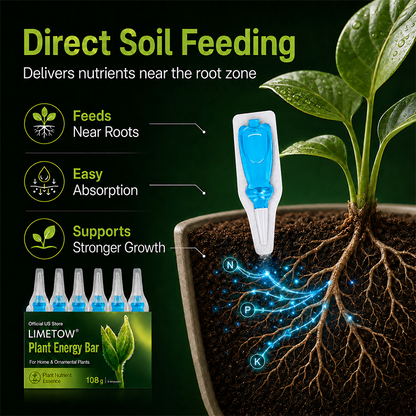 Official US Store, Plant Energy Bar-PUSH IT INTO THE SOIL — LET YOUR PLANTS FEED