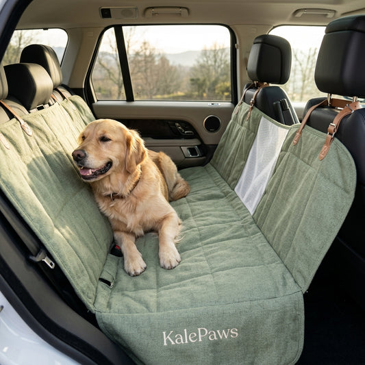 KalePaws Eco-Hemp Waterproof Car Seat Cover for Pets
