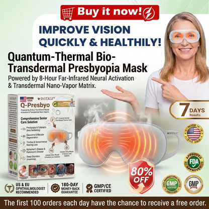 DOTALE® Presbyopia Mask-Quantum-Thermal Bio-Transdermal Optical Restoration System